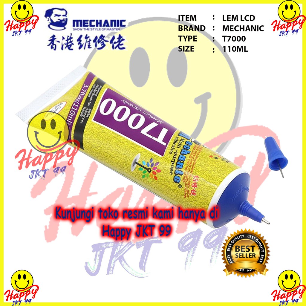 [ HAPPY JKT 99 ] LEM LCD LAYAR TOUCHSCREEN MECHANIC T7000 110ML