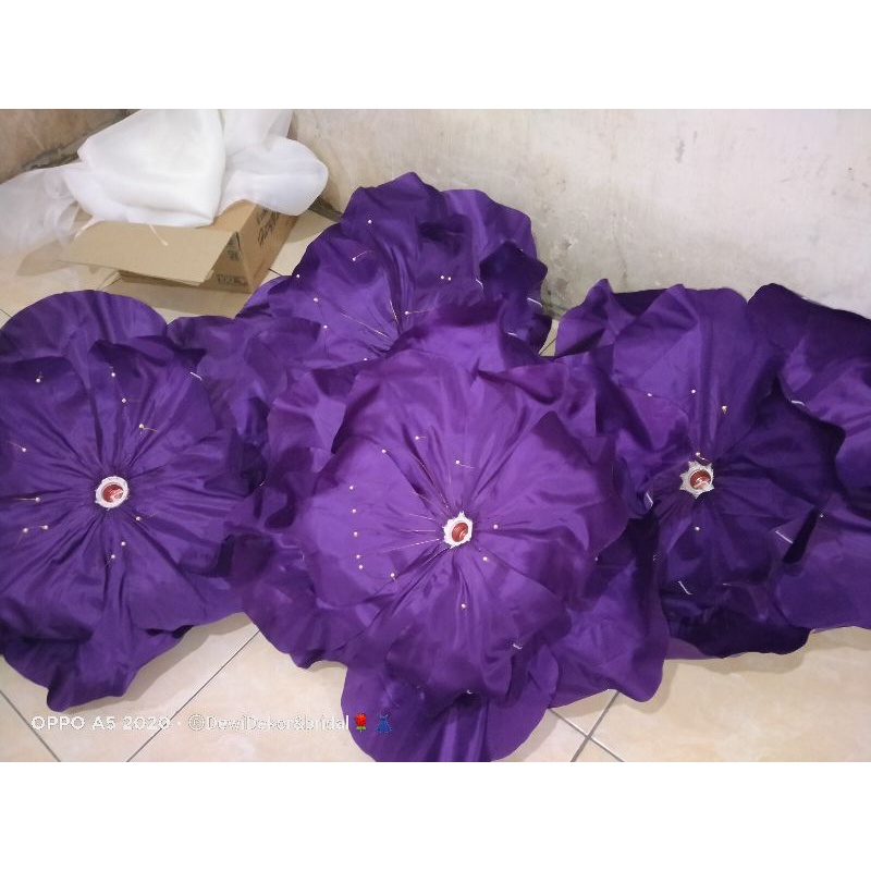 kap lampu dekorasi, kap lampu bunga