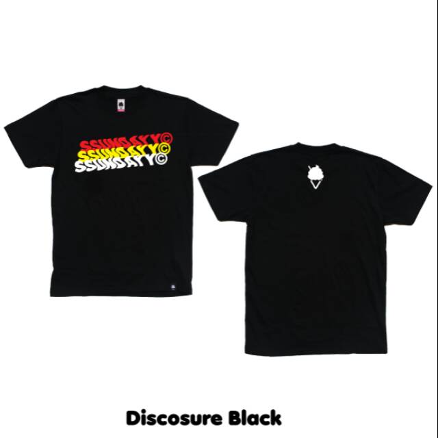 T-SHIRT / Kaos Distro SundaySundayCo Original (Disclosure Black)