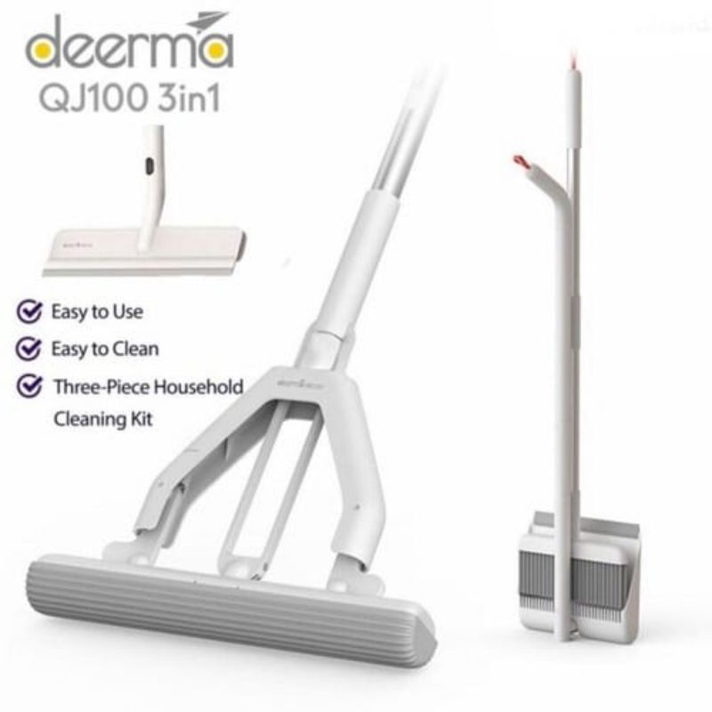 DEERMA QJ100 3in1 Sweep and Moop Cleaning Kit