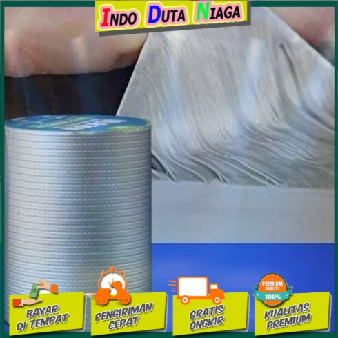 TaffPACK KYTO Lakban Aluminum Foil Butyl Waterproof Adhesive 10m LS549