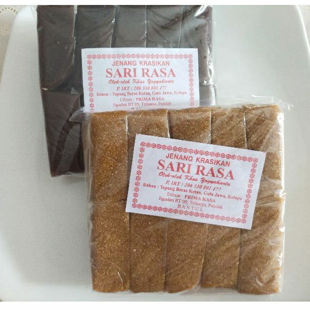 

Jenang Alot & Krasikan / Oleh Oleh Jogja / Sarirasa Oleh Oleh kemasan 500gr