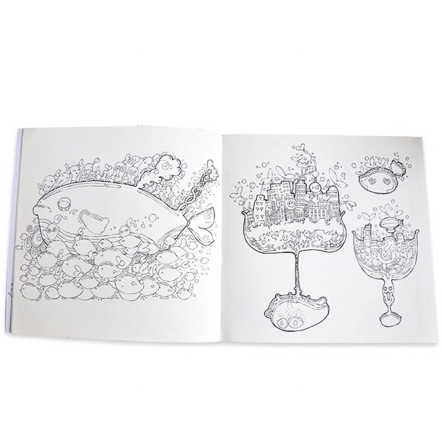 Coloring for relaxation antinstress for adult