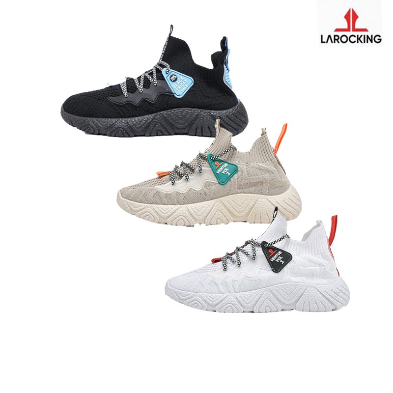 Sepatu Sneakers Larocking - Ventus Vol 1 Hitam / sepatu Sneakers Running Gym shoes Sports