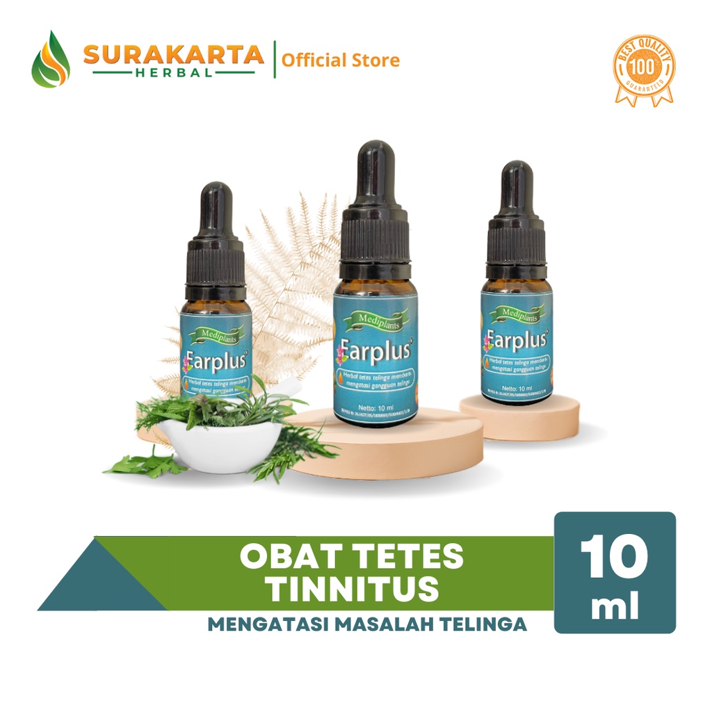 TETES Earplus Obat Herbal Tetes Telinga untuk keluhan Tinnitus