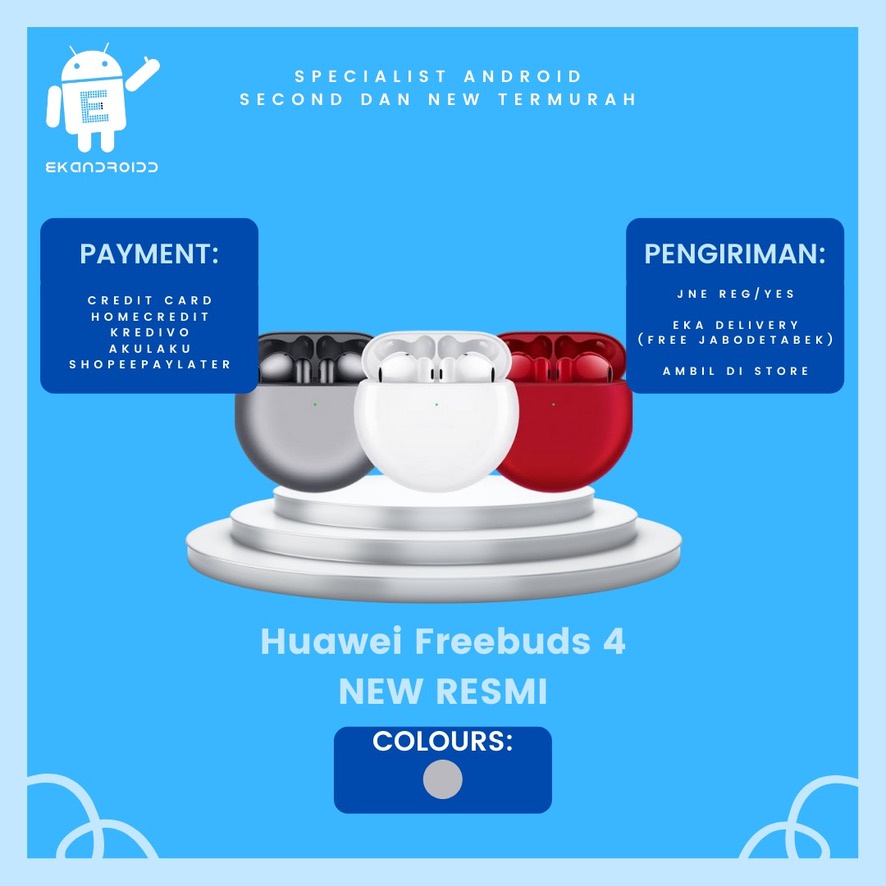 HUAWEI FREEBUDS 4 NEW RESMI