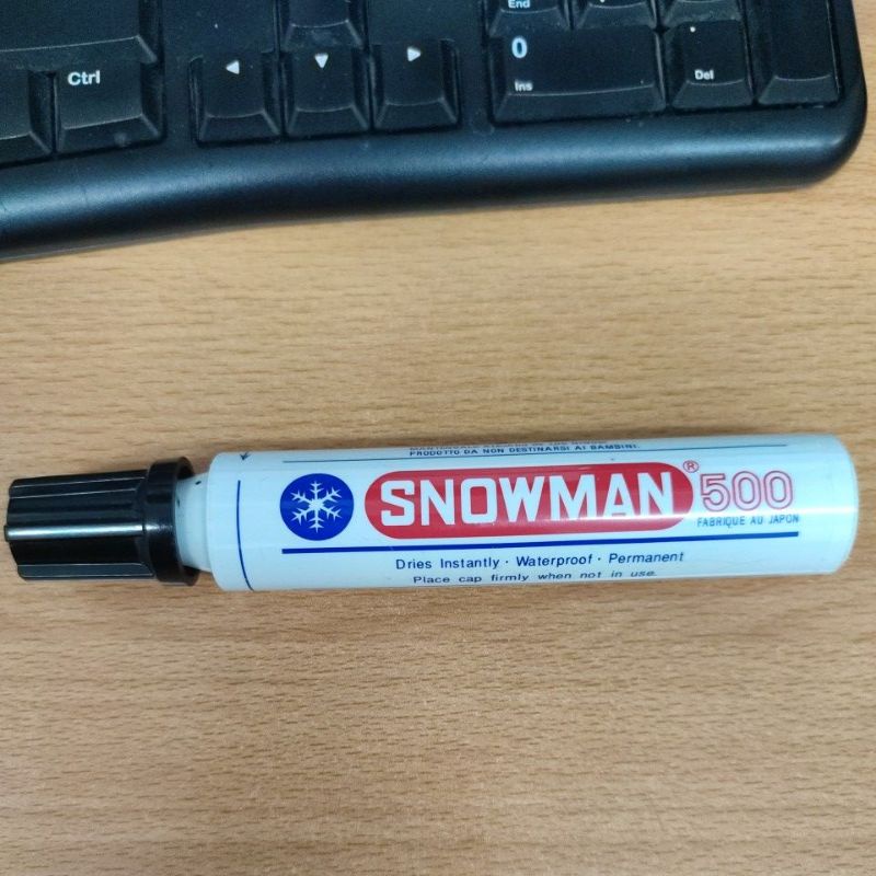 

Spidol SNOWMAN 500 black Jumbo (Permanen)