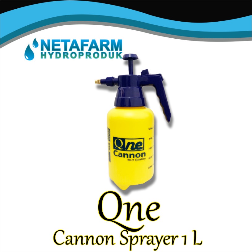 Alat Semprot Hand Sprayer QNE Cannon 1 Liter ( warna Kuning )