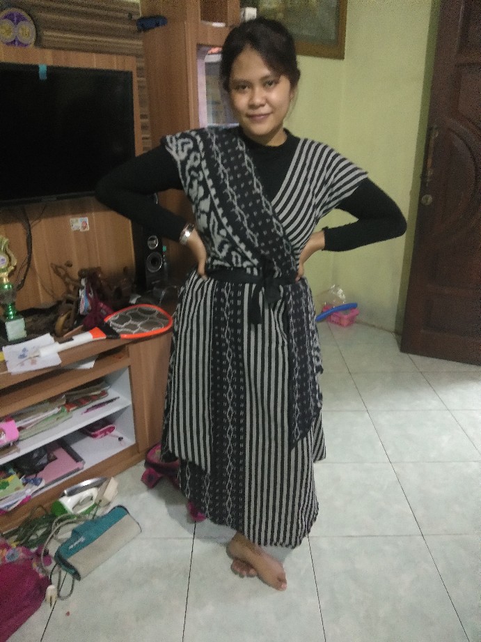 Set Couple Kemeja Tenun X Desty Full Tenun