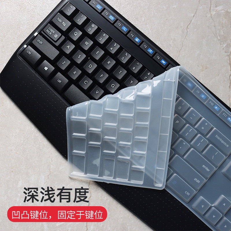 Cover Pelindung Keyboard Wireless Logitech Mk345 K345 Bahan Silikon Tahan Air