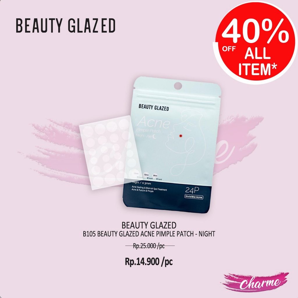 (READY &amp; ORI) Beauty Glazed Acne Pimple Patch Day Night B105 B 105