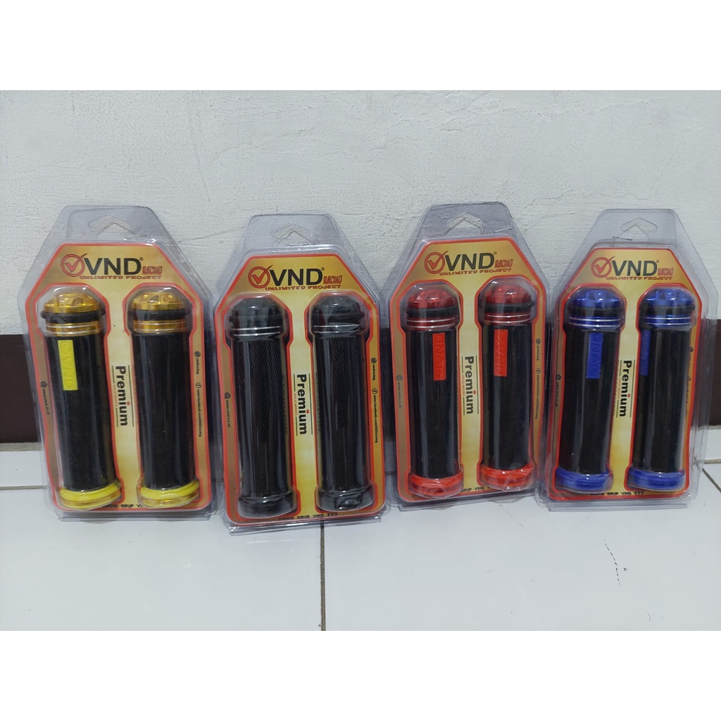 (VND)handgrip vnd bulu plus jalu handgrip vnd premium asli/grip bulu vnd asli plus jalu universal bisa untuk semua jenis motor