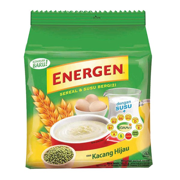 

Energen Kacang Hijau 10Sx30G