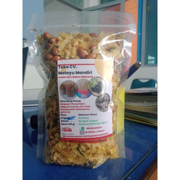 

SERUNDENG PISANG asli ranah minang