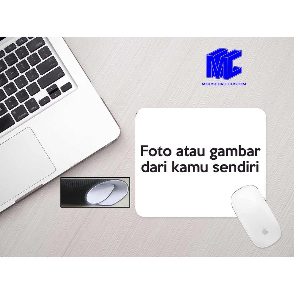 Mousepad custom foto atau gambar sesukamu, mousepad gaming ukuran A5
