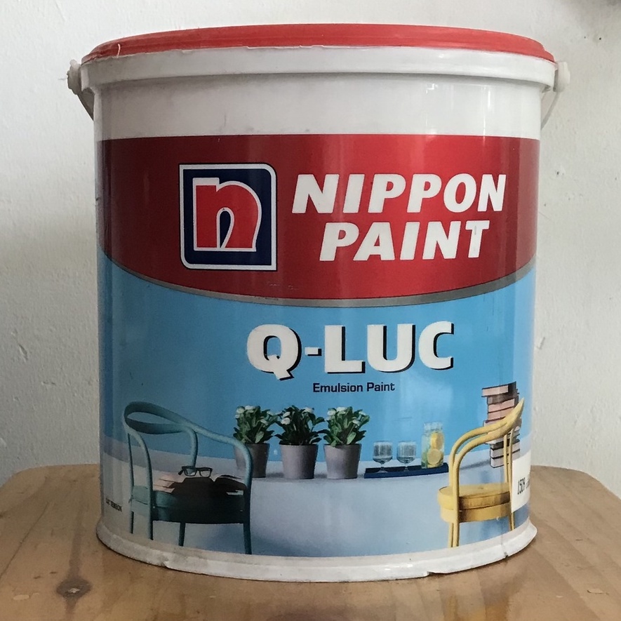 Cat Tembok Nippon Paint Qluc (Lily White) 4.5 Kg