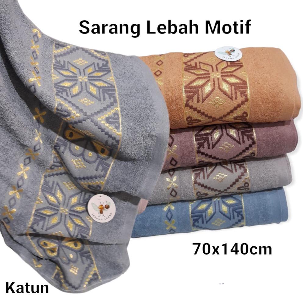 JH HANDUK MANDI DEWASA UK 70X140 SARANG LEBAH BAHAN KATUN TERMURAH TERMURAHH...,,,,,