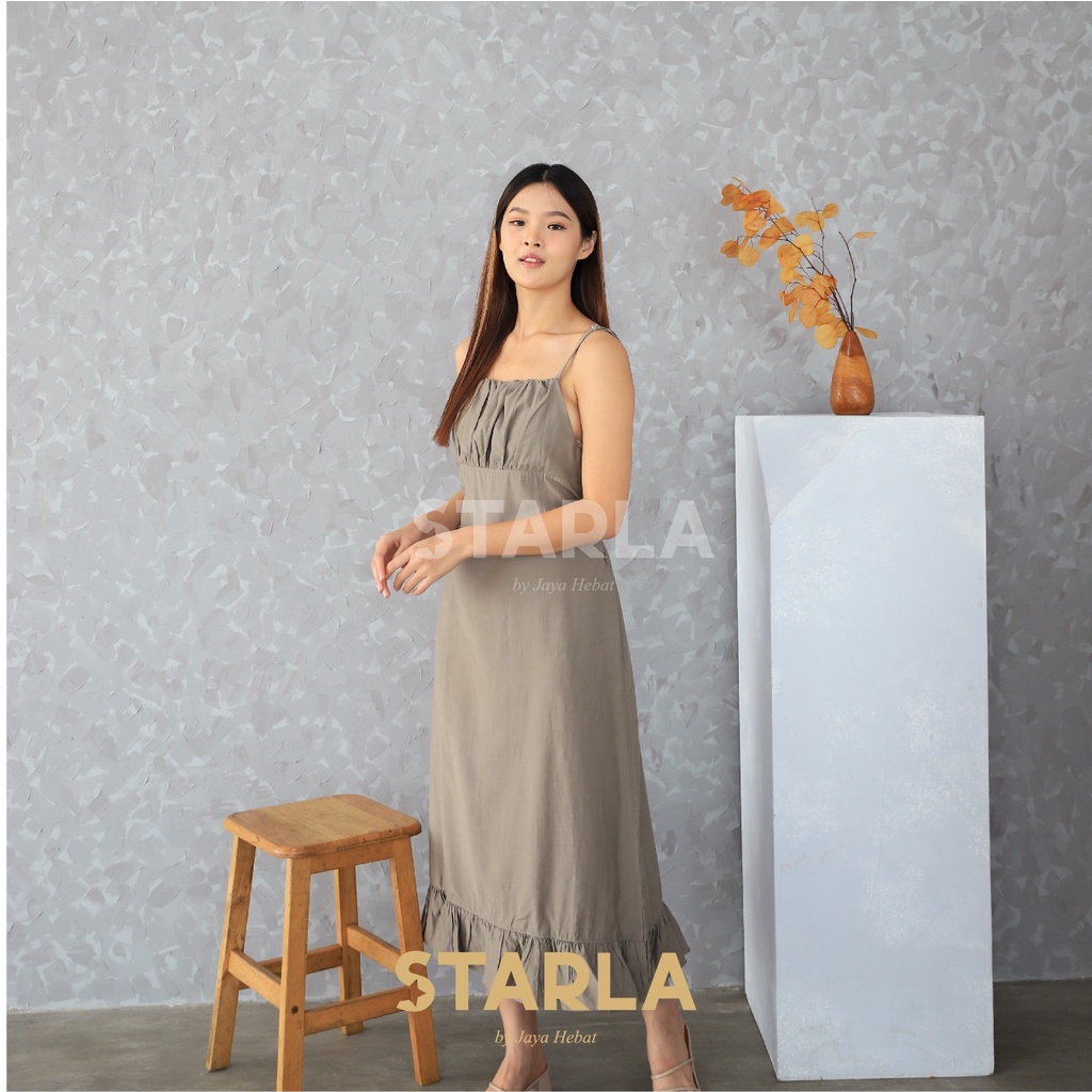 LONG DRESS LINGERIE SEXY TANKTOP WOMEN LINGERIE WANITA BAJU TIDUR WANITA MAJORI STARLA