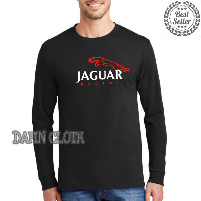 Tshirt Baju Kaos Pria Lengan Panjang Jaguar Racing