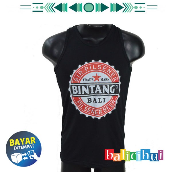 BALICIHUI KAOS SINGLET PRIA FIT TO XXL KAOS SINGLET BALI