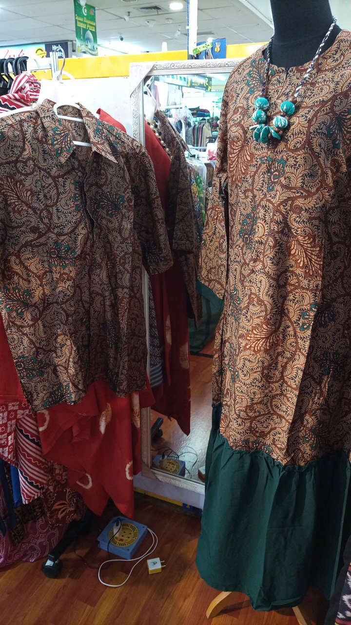 Gamis Batik Meisya Style Motif Batik Rempel
