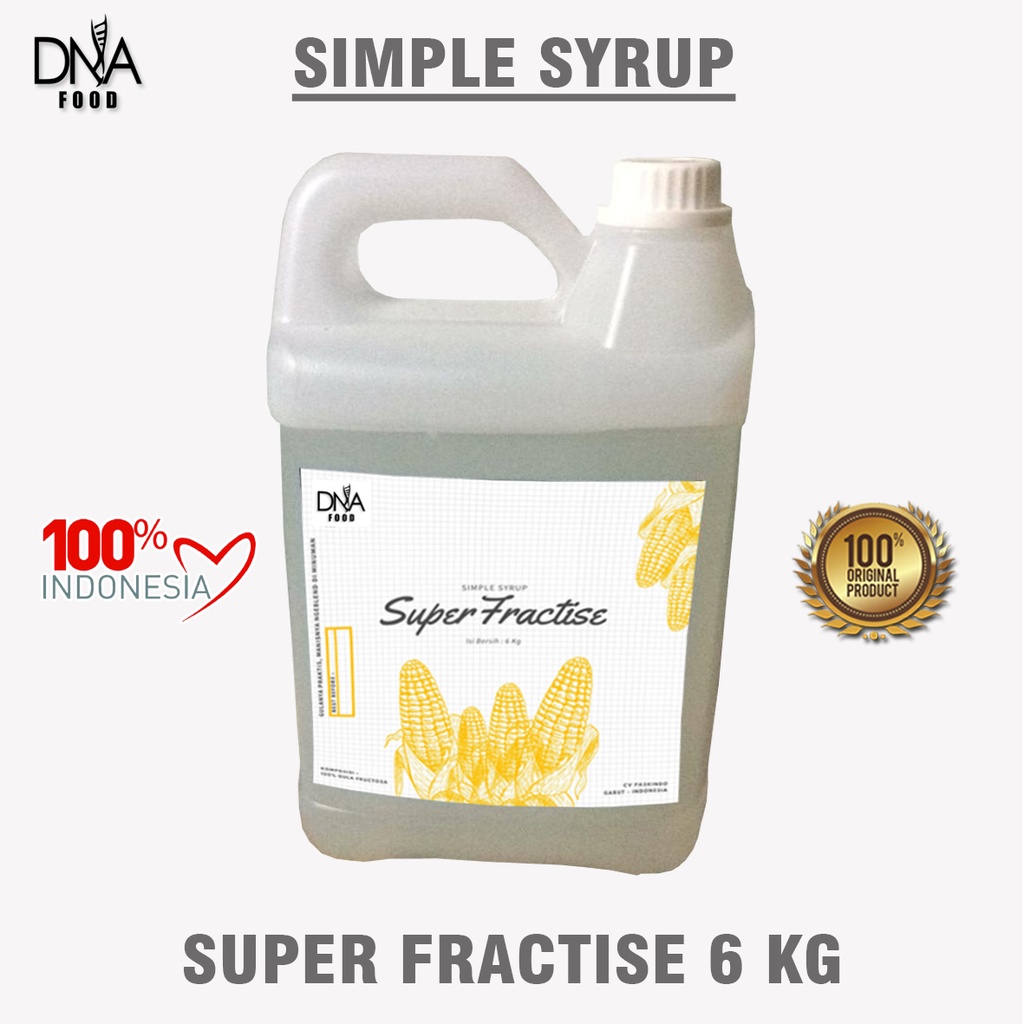 

Gula Cair / Simple Syrup Super Fractise 6 KG