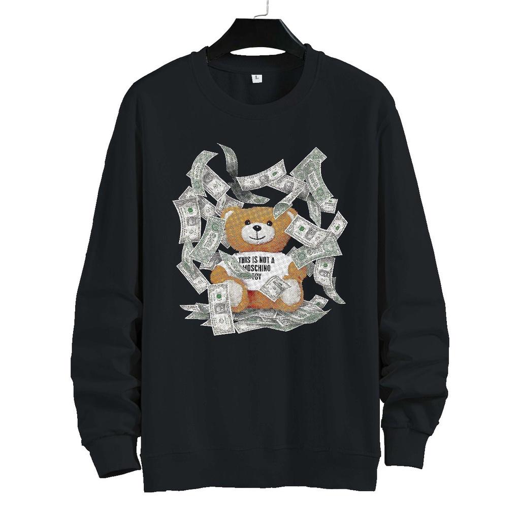 SWEATER UNISEX ( MONEY BEAR )PRIA DAN WANITA  SWEATER JUMBO,