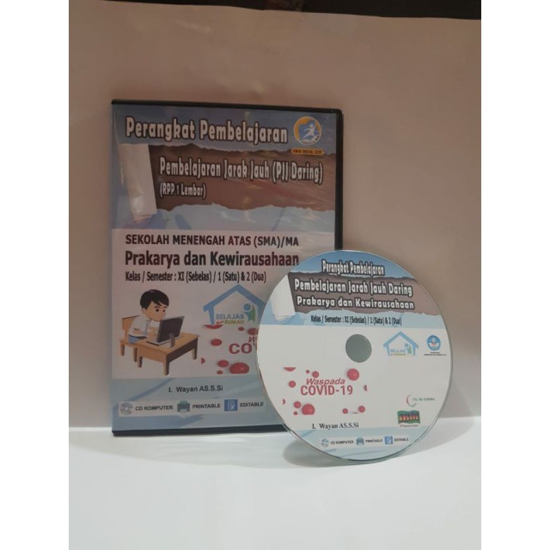cd rpp k13 versi 1 lembar mapel PKWU kelas xi 11 sma ma mak terbaru revisi 2020