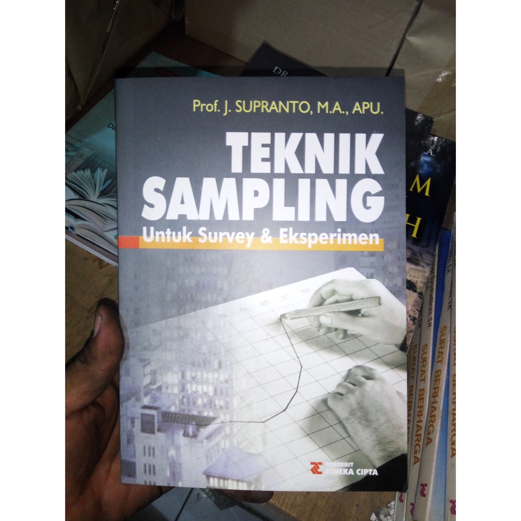 Buku Teknik Sampling Supranto Shopee Indonesia