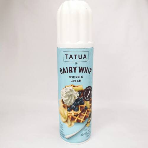 TATUA WHIPPING CREAM AEROSOL 250 GR - DAIRY WHIP CREAM HALAL IMPORT