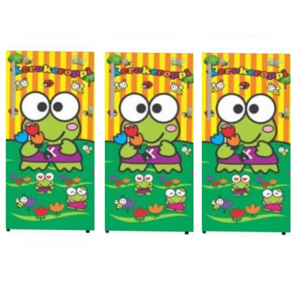 WALLPAPER STIKER KULKAS 2 PINTU FULL BODY KARAKTER KERROPY WYNSTAR