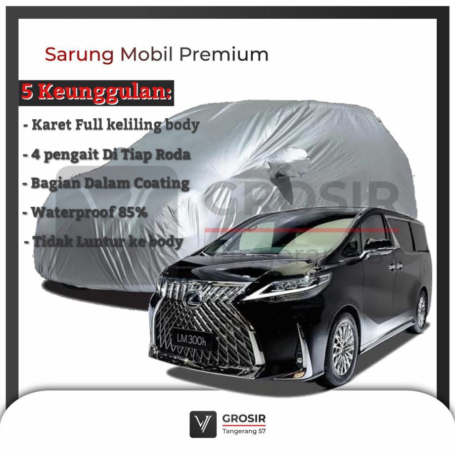 BODY COVER LEXUS LM350 / SARUNG MOBIL LEXUS LM350 LM 350 PREMIUM