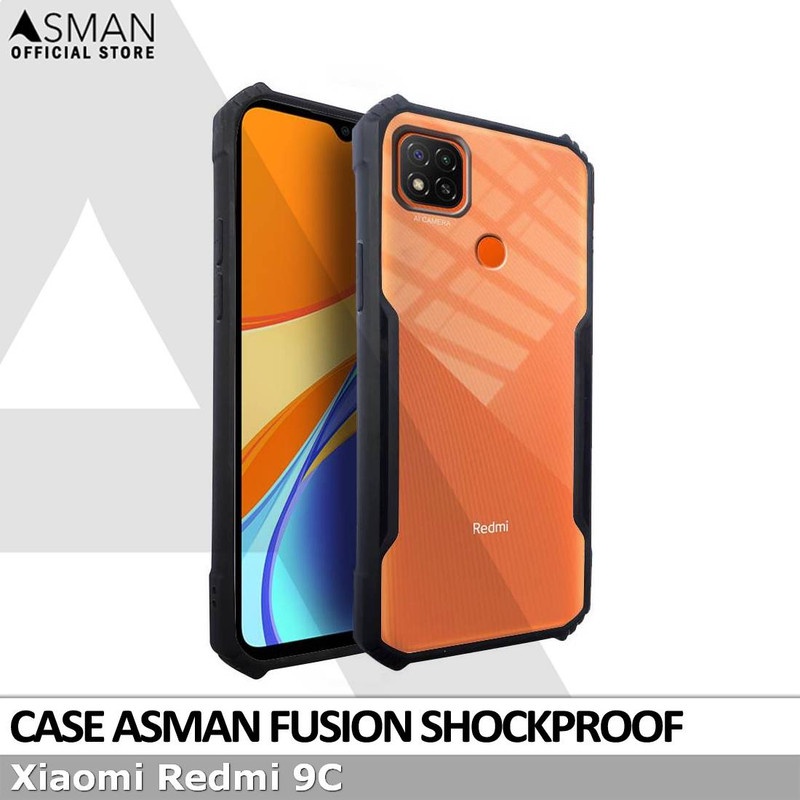 Asman Fusion Xiaomi Redmi 9C Case Premium Amor Acrylic