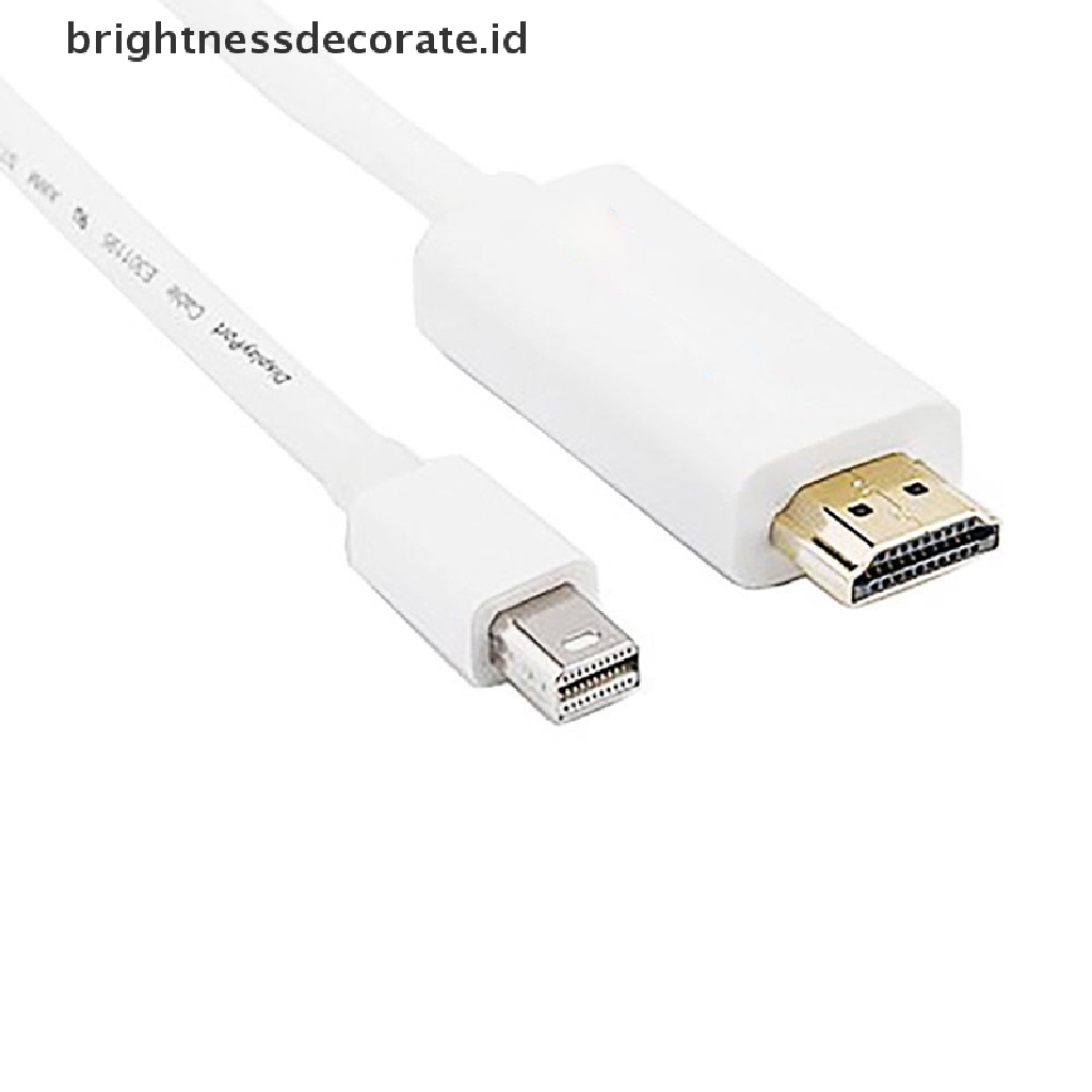 Kabel Adapter Mini Display Port Ke Hdmi Tv Av Hdtv Untuk Macbook