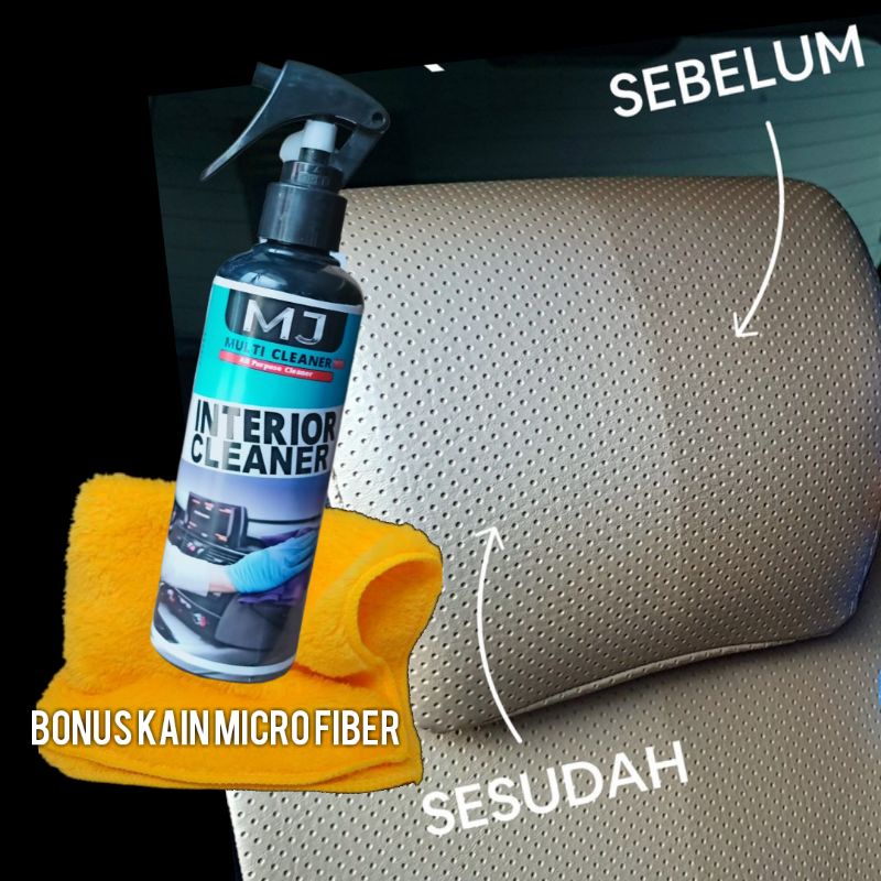 Pembersih mobil interior MJ 250 mili/jok kulit/plafonmobil/dasbor