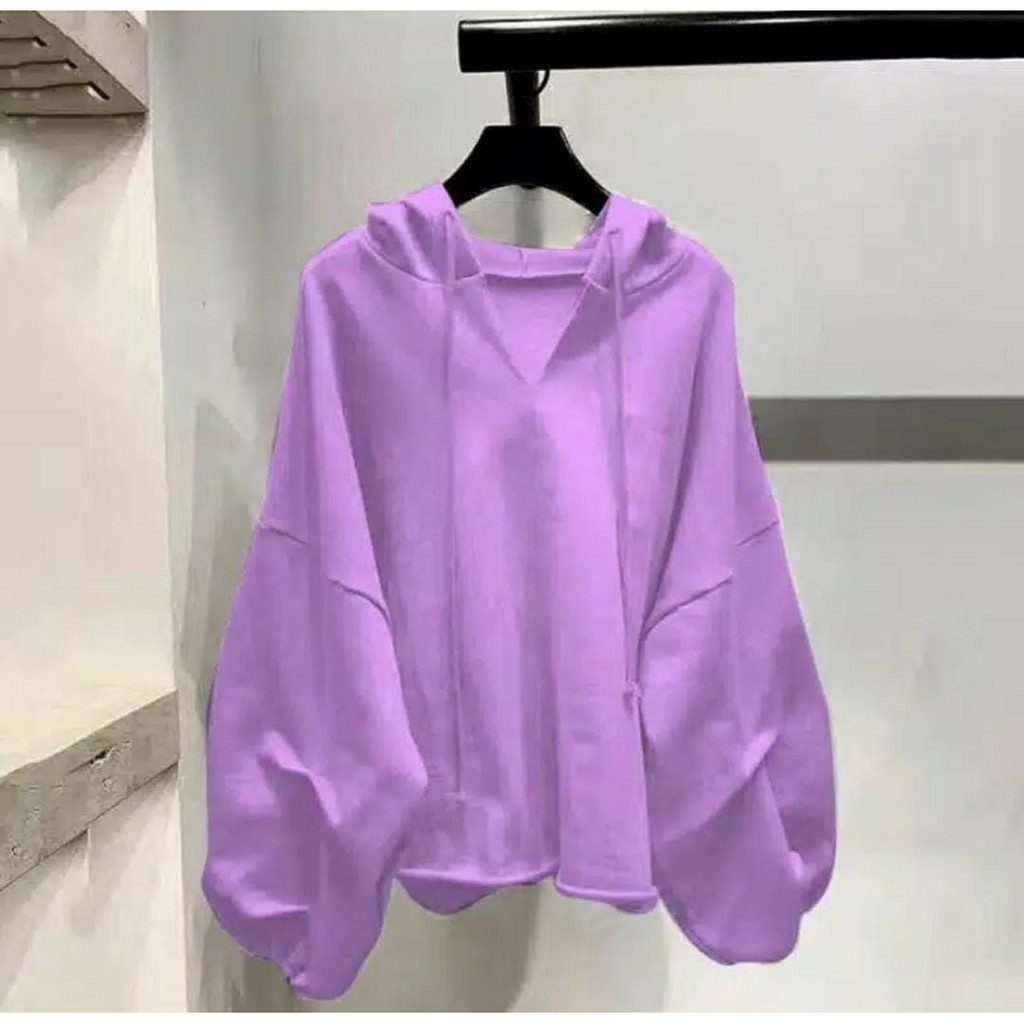 CLARA DADDARIO SWEATER V VARA WANITA / HOODIE WANITA TEBAL-1