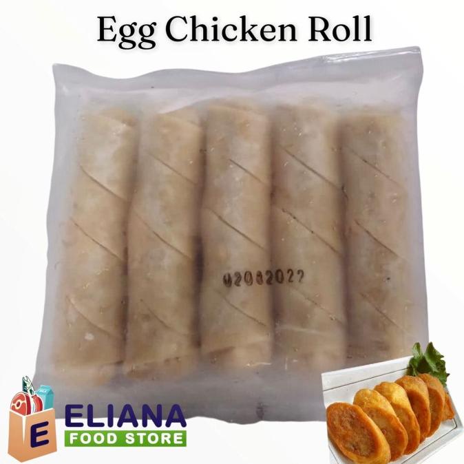 

PROMO CHICKEN EGG ROLL ISI 5 / FROZEN BENTO MURAH