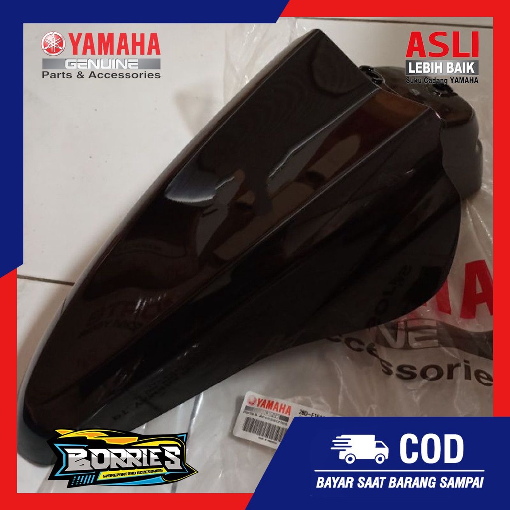 SPAKBOR DEPAN FENDER FRONT YAMAHA MIO SMILE HITAM COKLAT