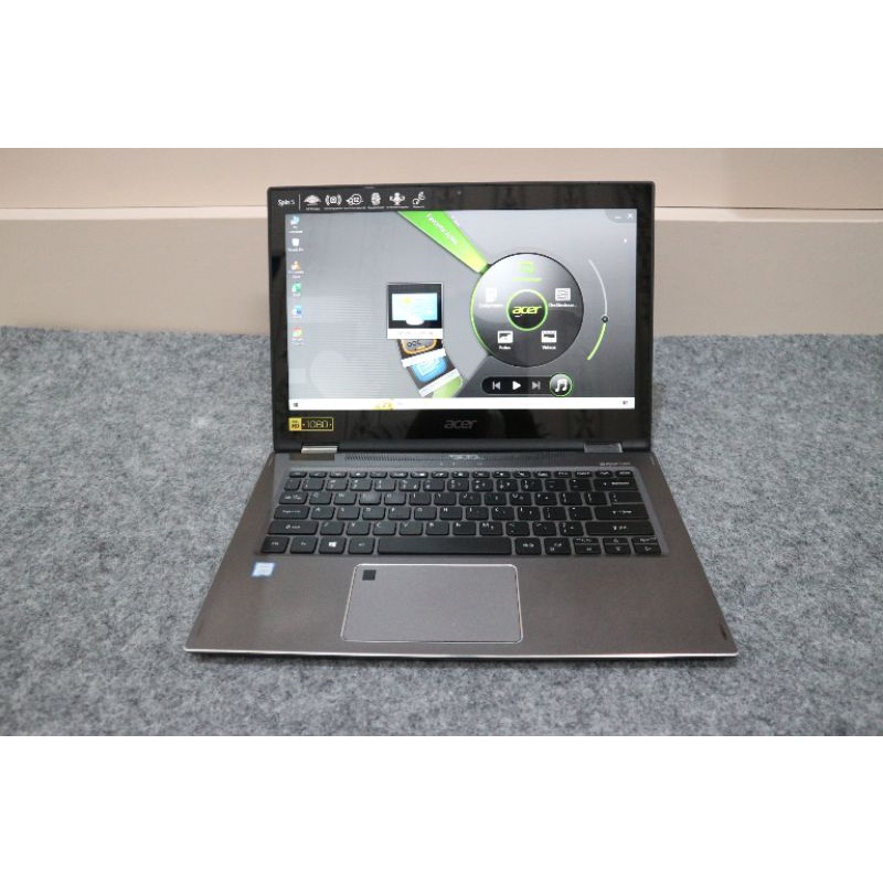 Acer spin 5 core i7 gen 8th 2in1 touch tablet 15 inchi MULUS RAM 8GB SSD 256