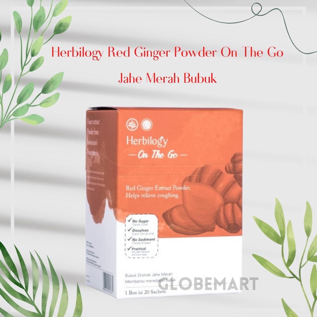 

Herbilogy Red Ginger Powder On The Go - Jahe Merah Bubuk 20 sachet