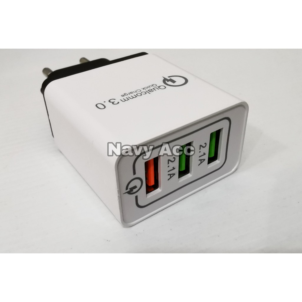 NA - Charger Quick Charge 3 Usb Qualcomm Fast Charging 5A Cj01