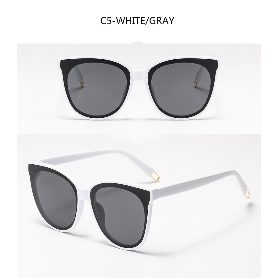 Korean style fashion big frame personality male and female sunglasses metal hinge