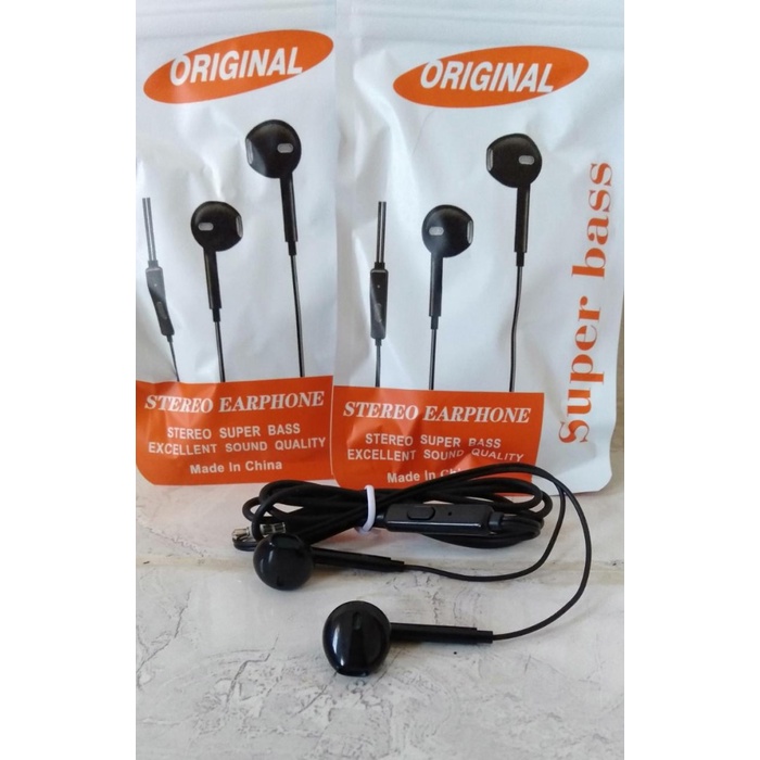HEADSET ORIGINAL U7D PACKING PLASTIK KLIP SUPER BASS ORIGINAL