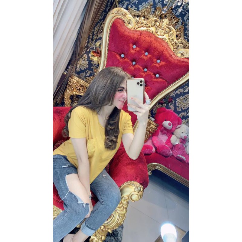 GROSIR kaos Anabelle RGB original|kaos wanita|atasan wanita|kaos pendek|HQQ collection