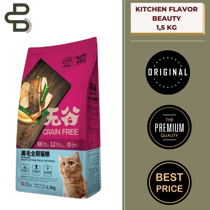 

Kitchen Flavor Grain Free Beauty Cat Food 1,5Kg Freshpack