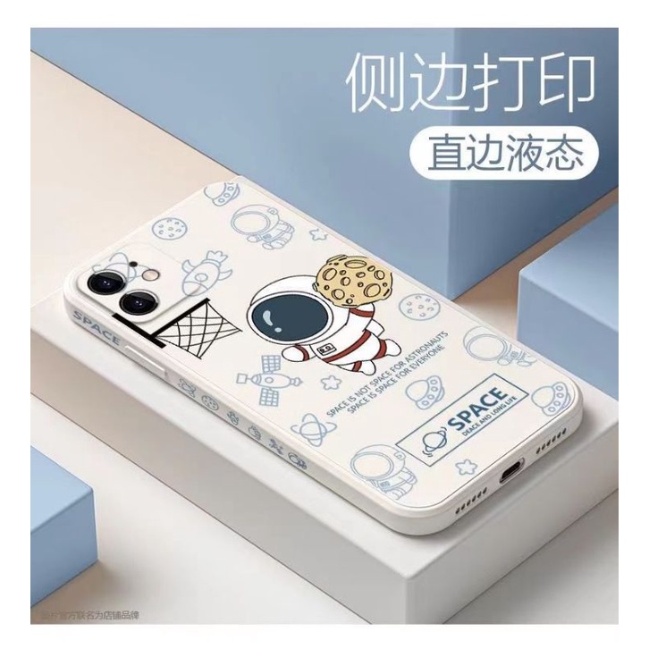 0396 VVV CASE NASA SAMSUNG A12 M12 A21s A20s A31 M62 A14 A33 casing gambar NASA astronot pelindung p