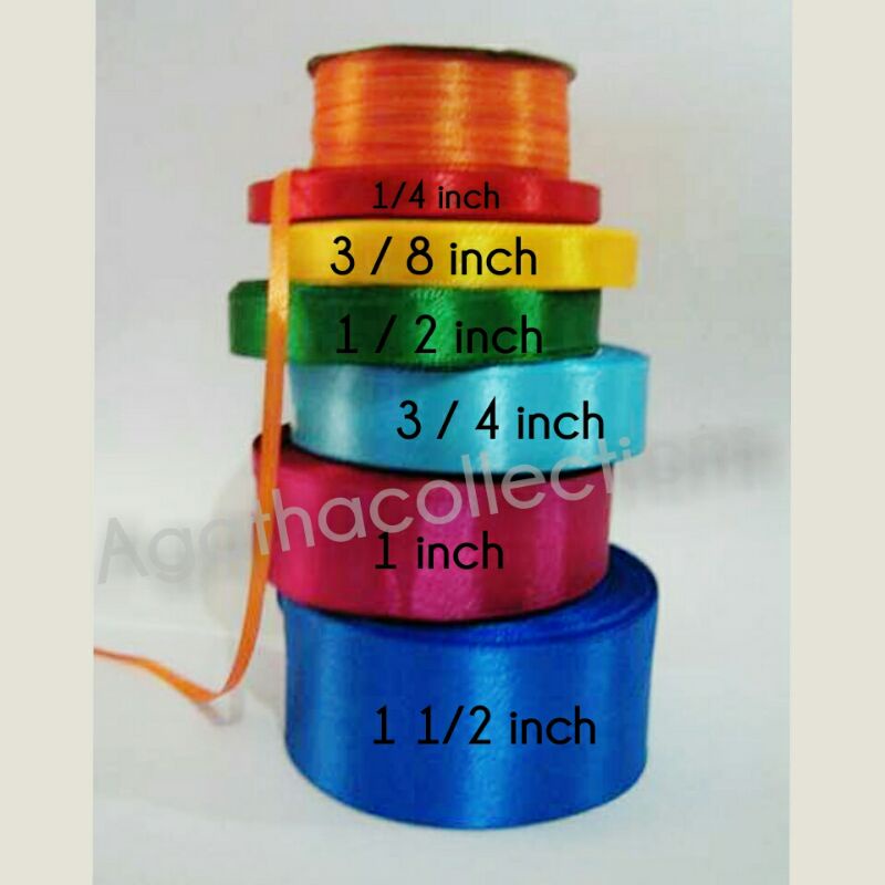 Pita satin 11/2 inch atau 4 cm