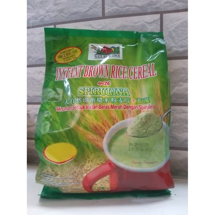 

NATURE'S OWN INSTANT BROWN RICE CEREAL WITH SPIRULINA