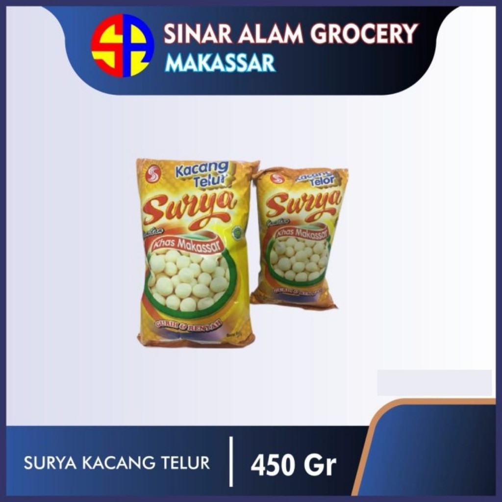 

Surya kacang telur 450gr