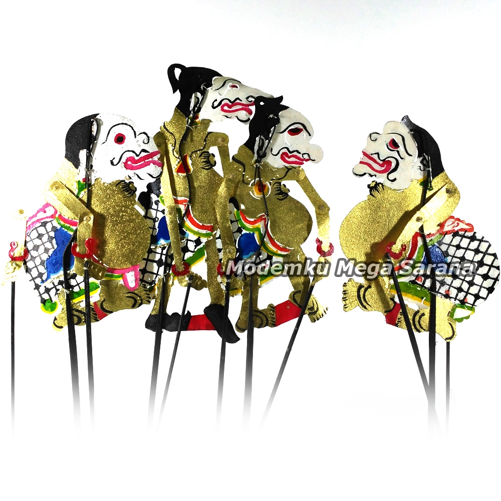 Wayang Kulit Kidangan Biasa Hitam - Punokawan - Bagong Semar Gareng Petruk